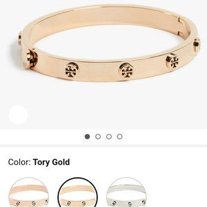 TORY BURCH  MILLER STUD HINGE BRACELET, 7MM